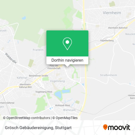 Grösch Gebäudereinigung Karte