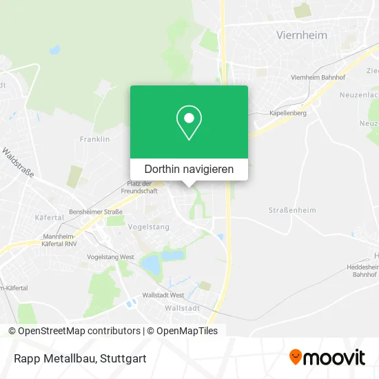 Rapp Metallbau Karte