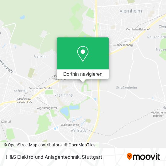 H&S Elektro-und Anlagentechnik Karte