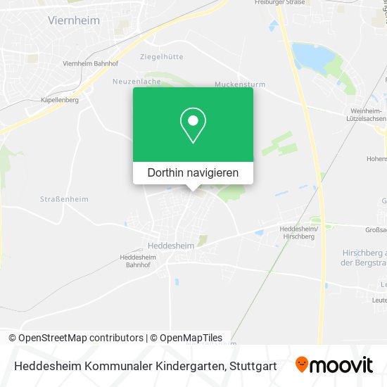 Heddesheim Kommunaler Kindergarten Karte