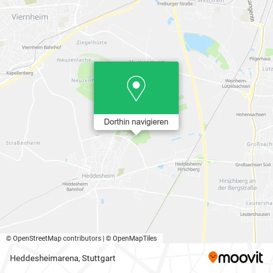 Heddesheimarena Karte