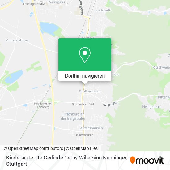 Kinderärzte Ute Gerlinde Cerny-Willersinn Nunninger Karte