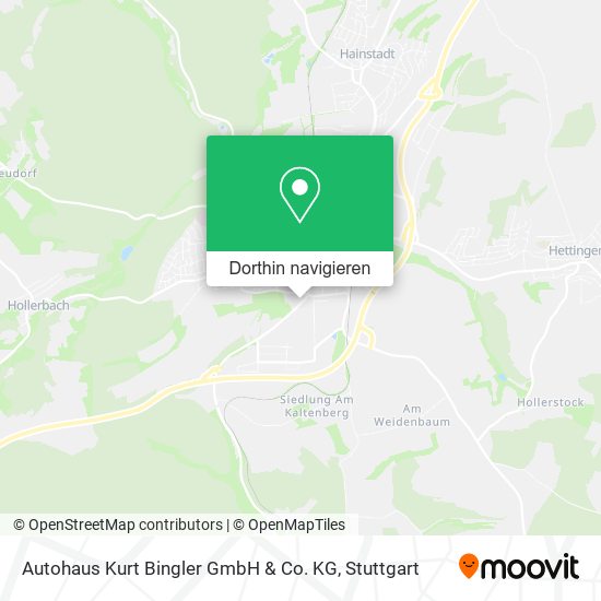 Autohaus Kurt Bingler GmbH & Co. KG Karte