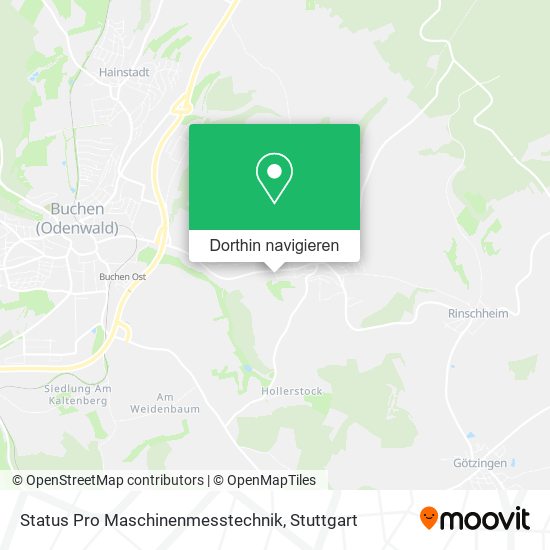 Status Pro Maschinenmesstechnik Karte