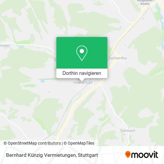 Bernhard Künzig Vermietungen Karte