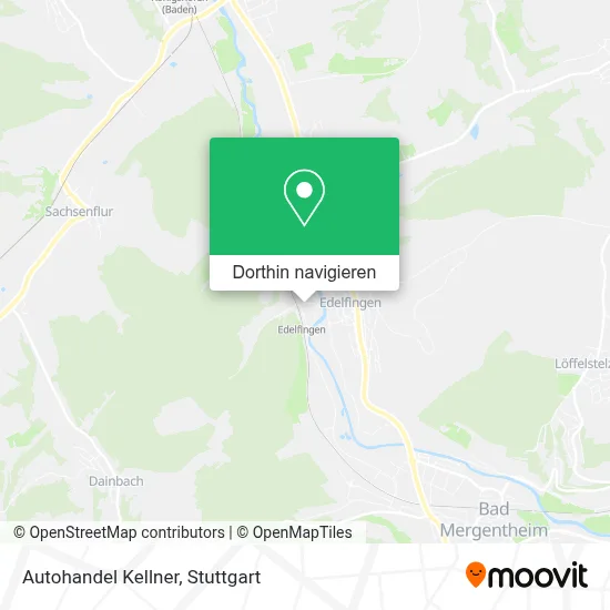 Autohandel Kellner Karte