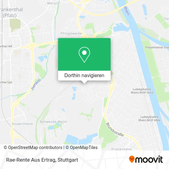 Rae-Rente Aus Ertrag Karte