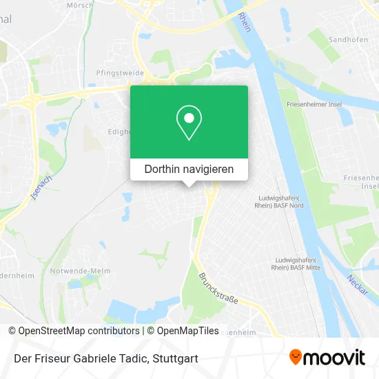 Der Friseur Gabriele Tadic Karte