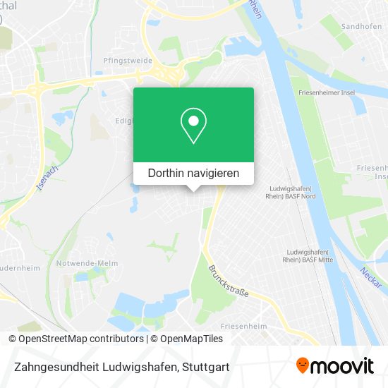 Zahngesundheit Ludwigshafen Karte