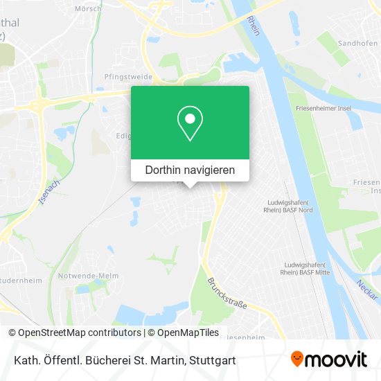 Kath. Öffentl. Bücherei St. Martin Karte