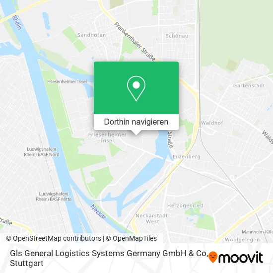 Gls General Logistics Systems Germany GmbH & Co Karte