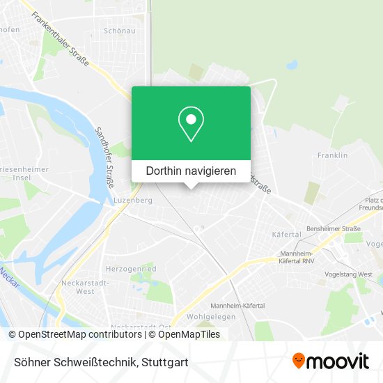 Söhner Schweißtechnik Karte