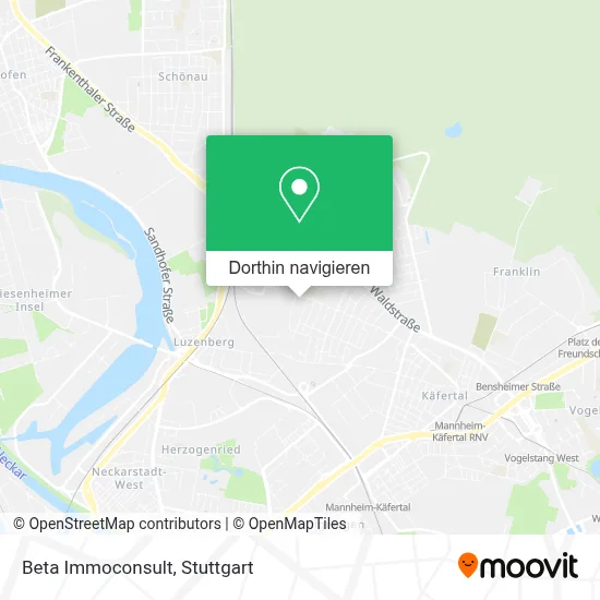 Beta Immoconsult Karte