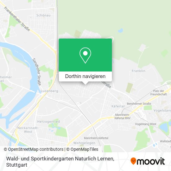 Wald- und Sportkindergarten Naturlich Lernen Karte