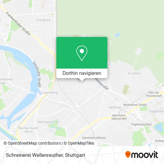 Schreinerei Wellenreuther Karte