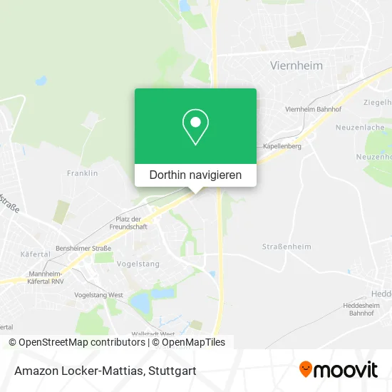 Amazon Locker-Mattias Karte