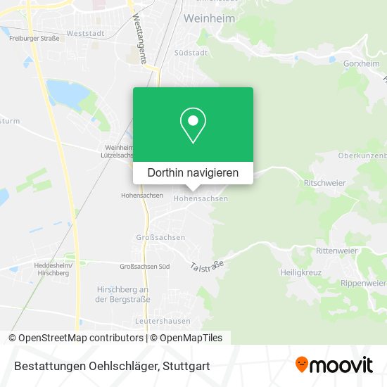 Bestattungen Oehlschläger Karte