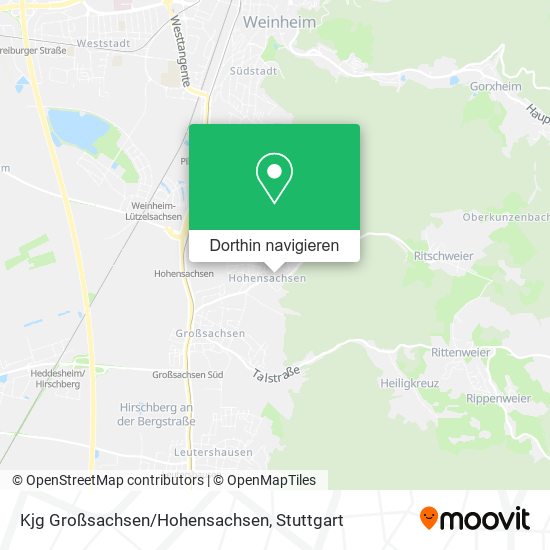 Kjg Großsachsen/Hohensachsen Karte