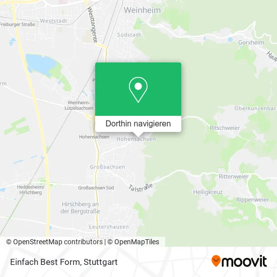 Einfach Best Form Karte