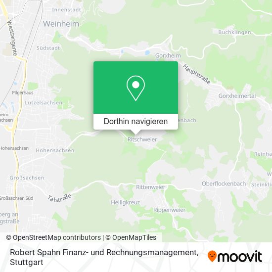 Robert Spahn Finanz- und Rechnungsmanagement Karte