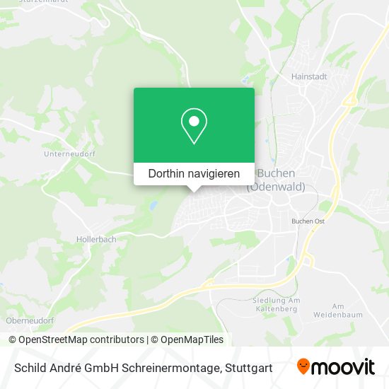 Schild André GmbH Schreinermontage Karte