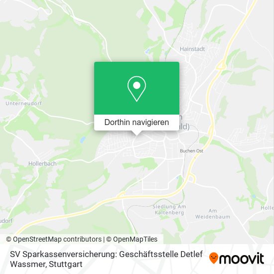 SV Sparkassenversicherung: Geschäftsstelle Detlef Wassmer Karte