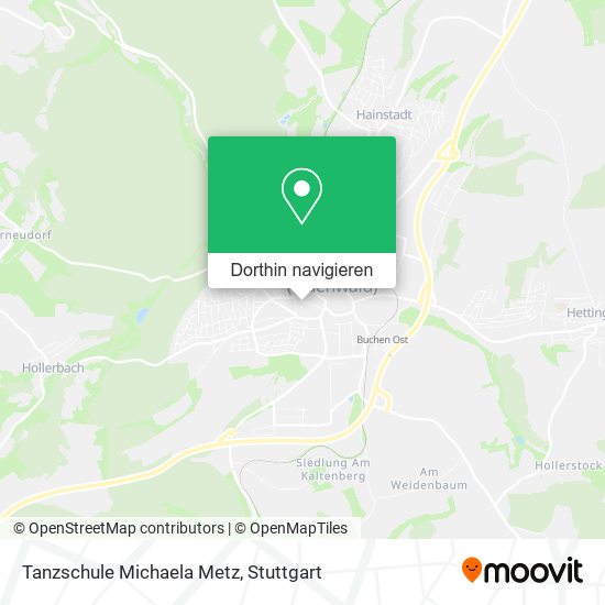 Tanzschule Michaela Metz Karte