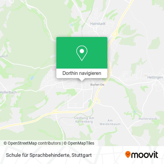 Schule für Sprachbehinderte Karte