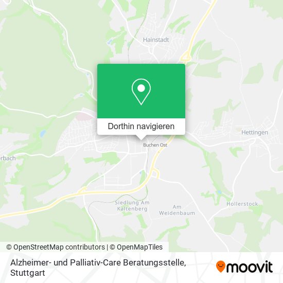 Alzheimer- und Palliativ-Care Beratungsstelle Karte