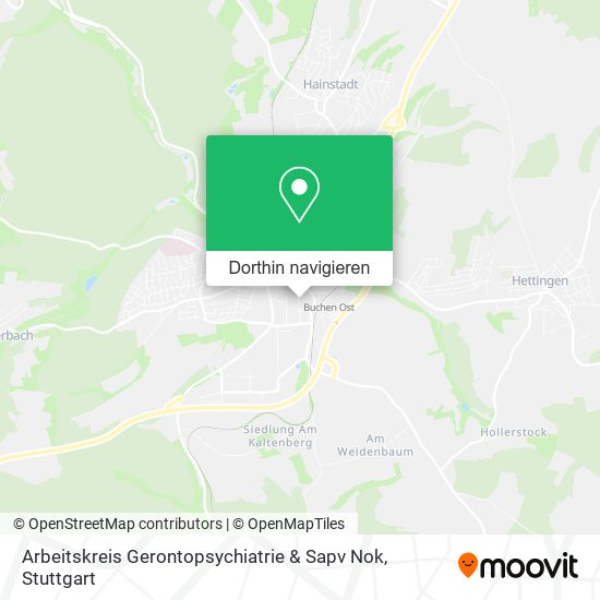 Arbeitskreis Gerontopsychiatrie & Sapv Nok Karte