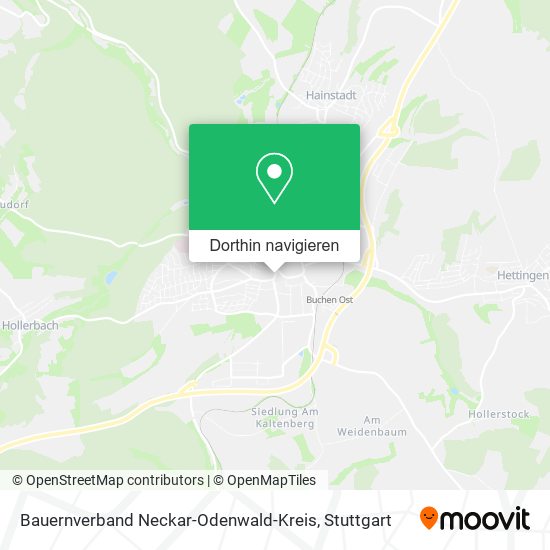 Bauernverband Neckar-Odenwald-Kreis Karte