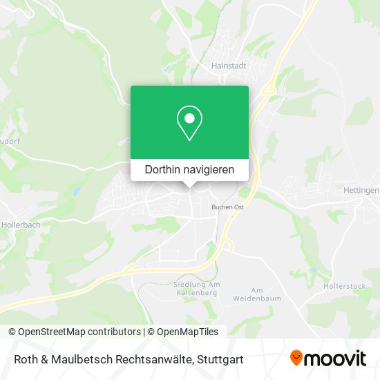 Roth & Maulbetsch Rechtsanwälte Karte