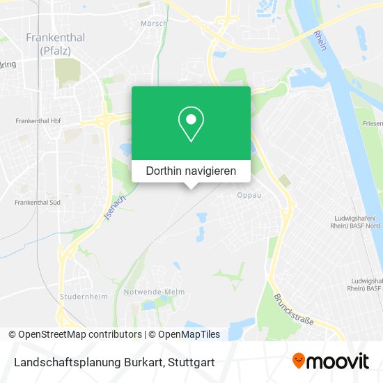 Landschaftsplanung Burkart Karte