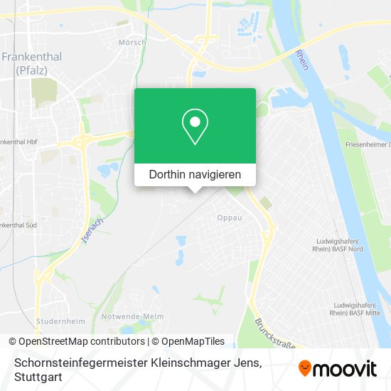 Schornsteinfegermeister Kleinschmager Jens Karte
