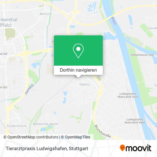 Tierarztpraxis Ludwigshafen Karte