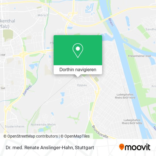 Dr. med. Renate Anslinger-Hahn Karte