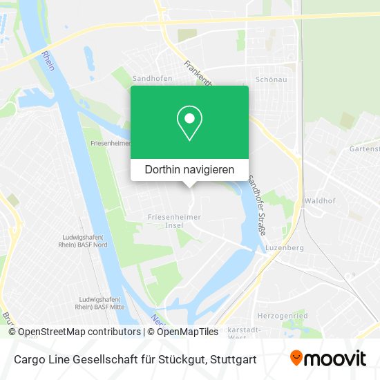 Cargo Line Gesellschaft für Stückgut Karte