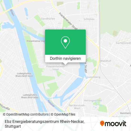 Ebz Energieberatungszentrum Rhein-Neckar Karte