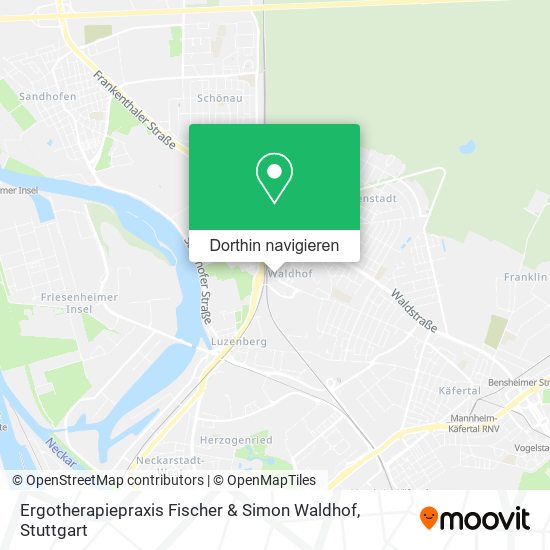 Ergotherapiepraxis Fischer & Simon Waldhof Karte