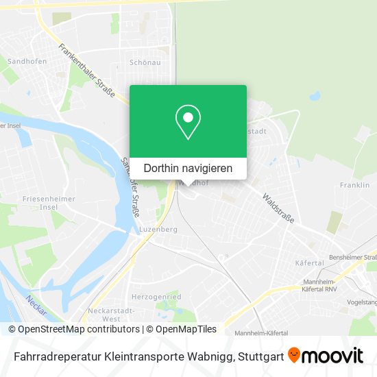 Fahrradreperatur Kleintransporte Wabnigg Karte