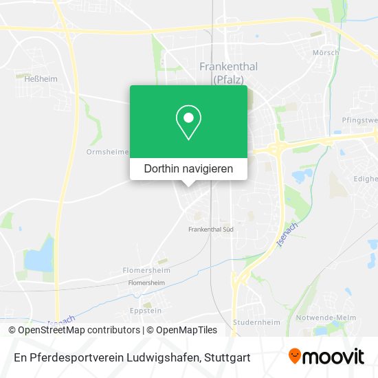 En Pferdesportverein Ludwigshafen Karte