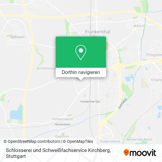 Schlosserei und Schweißfachservice Kirchberg Karte