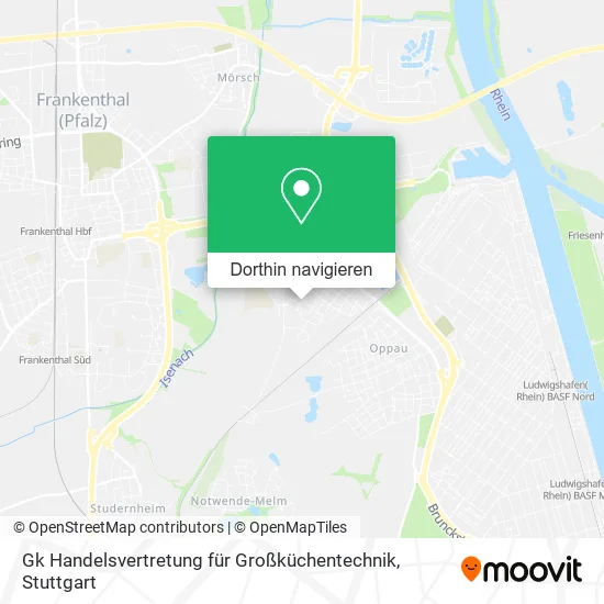 Gk Handelsvertretung für Großküchentechnik Karte