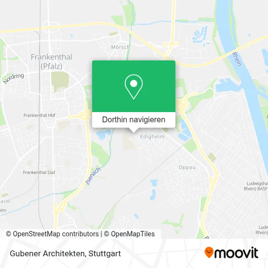 Gubener Architekten Karte