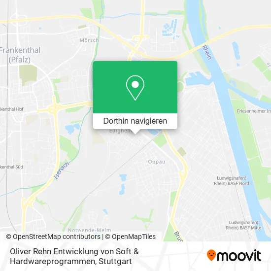 Oliver Rehn Entwicklung von Soft & Hardwareprogrammen Karte