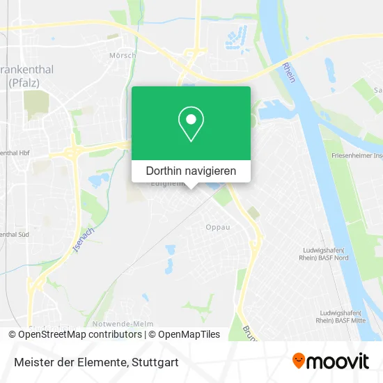 Meister der Elemente Karte