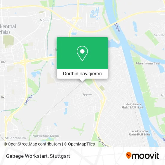 Gebege Workstart Karte