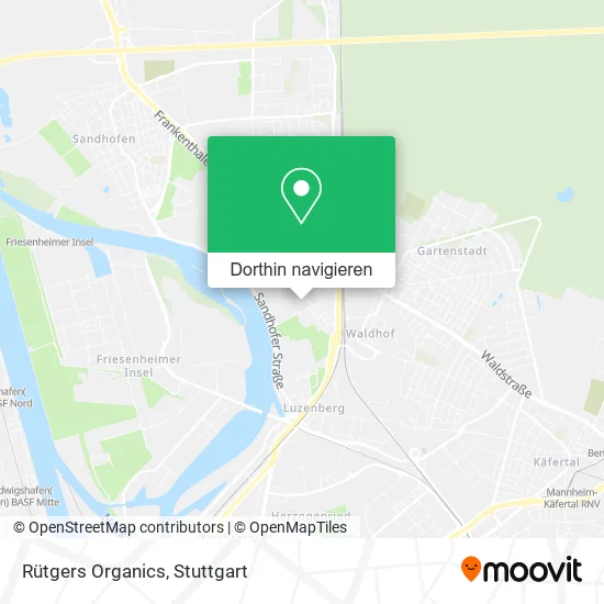 Rütgers Organics Karte