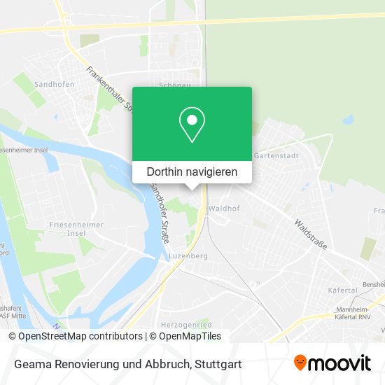 Geama Renovierung und Abbruch Karte
