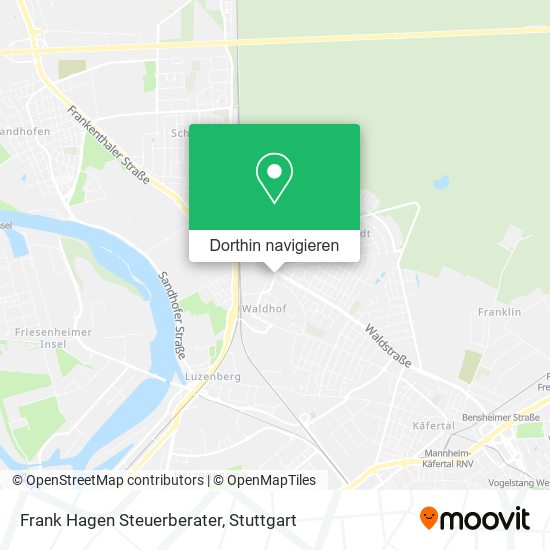 Frank Hagen Steuerberater Karte